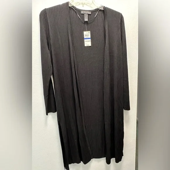 INC International Concepts Sweaters Inc Womans Ribbed Duster